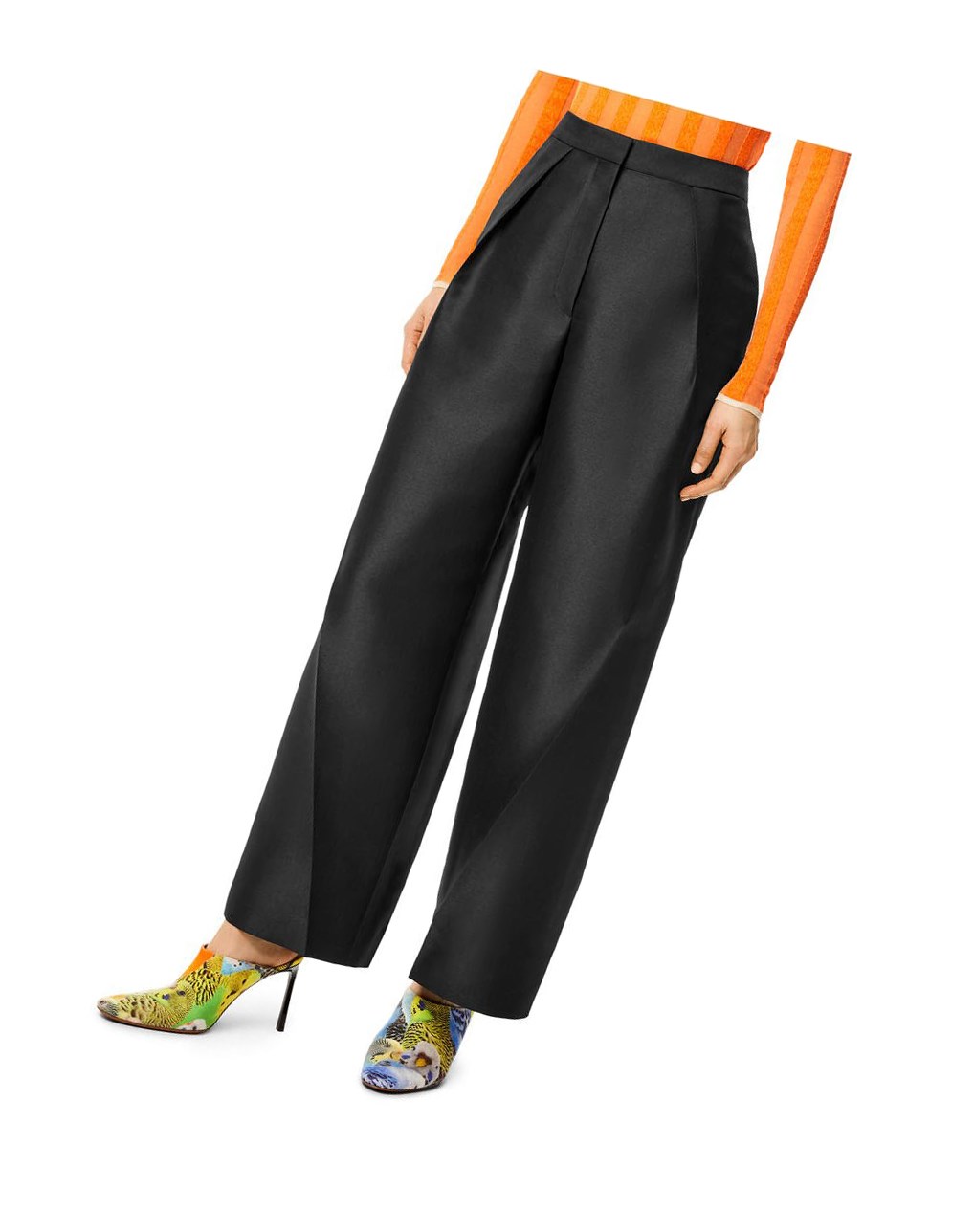 Loewe Pleated trousers in technical twill Negros | HYIFA-8695