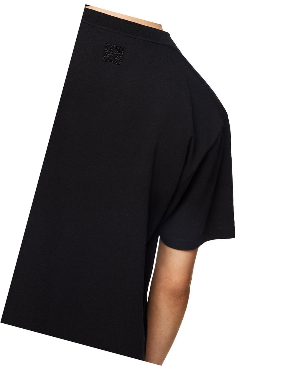 Loewe Portrait print T-shirt in cotton Negros | KJBAC-5806