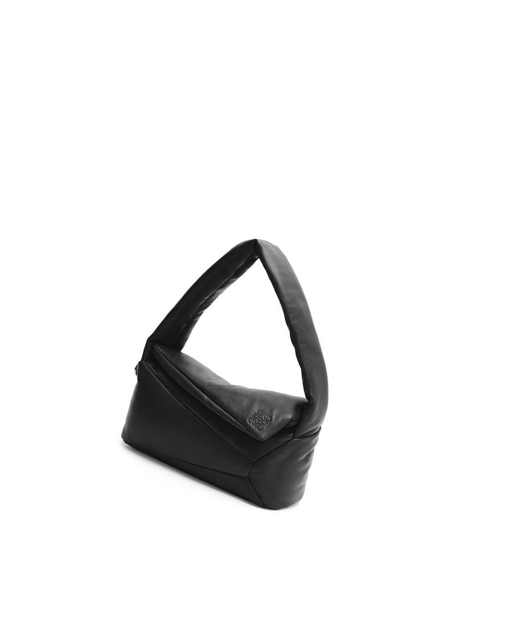 Loewe Puffer Puzzle Hobo bag in shiny nappa lambskin Negros | VSAZJ-2381