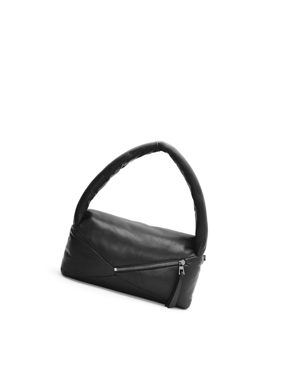 Loewe Puffer Puzzle Hobo bag in shiny nappa lambskin Negros | VSAZJ-2381