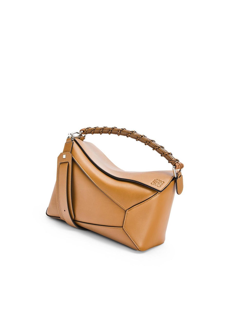 Loewe Puzzle Edge bag in nappa calfskin Warm Desert | KOWMB-4561