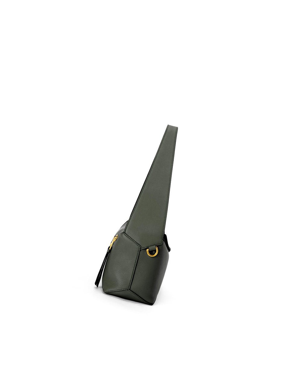 Loewe Puzzle Hobo bag in nappa calfskin Kaki | FQUDK-1076