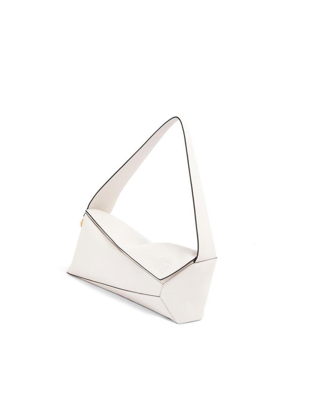 Loewe Puzzle Hobo bag in nappa calfskin Blancos | HDOQI-7603