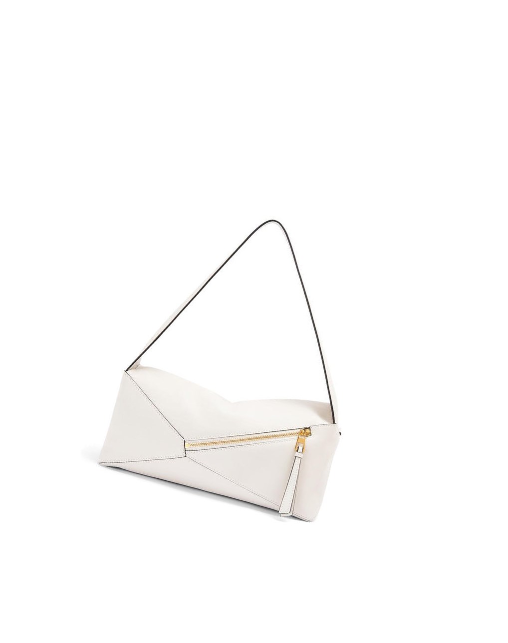 Loewe Puzzle Hobo bag in nappa calfskin Blancos | HDOQI-7603