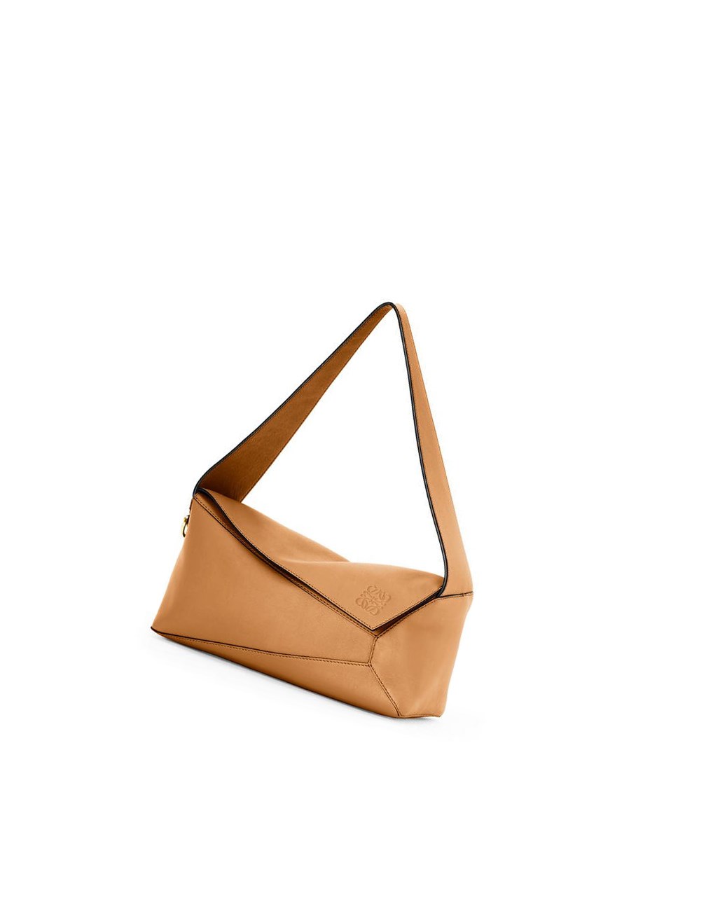 Loewe Puzzle Hobo bag in nappa calfskin Warm Desert | LXZRV-0764