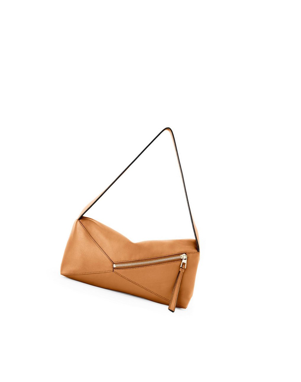 Loewe Puzzle Hobo bag in nappa calfskin Warm Desert | LXZRV-0764