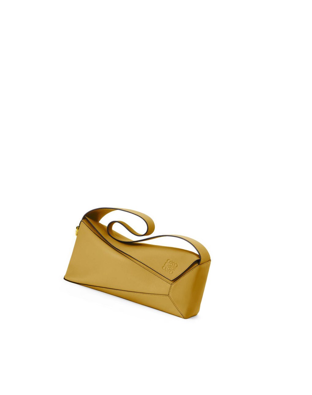 Loewe Puzzle Hobo bag in nappa calfskin Ochre | SGEHJ-1963