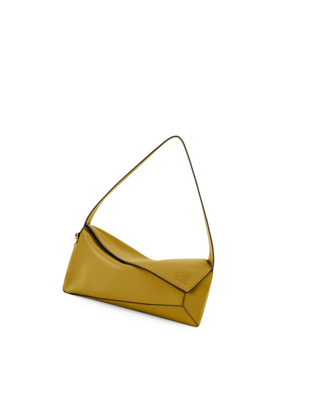 Loewe Puzzle Hobo bag in nappa calfskin Ochre | SGEHJ-1963