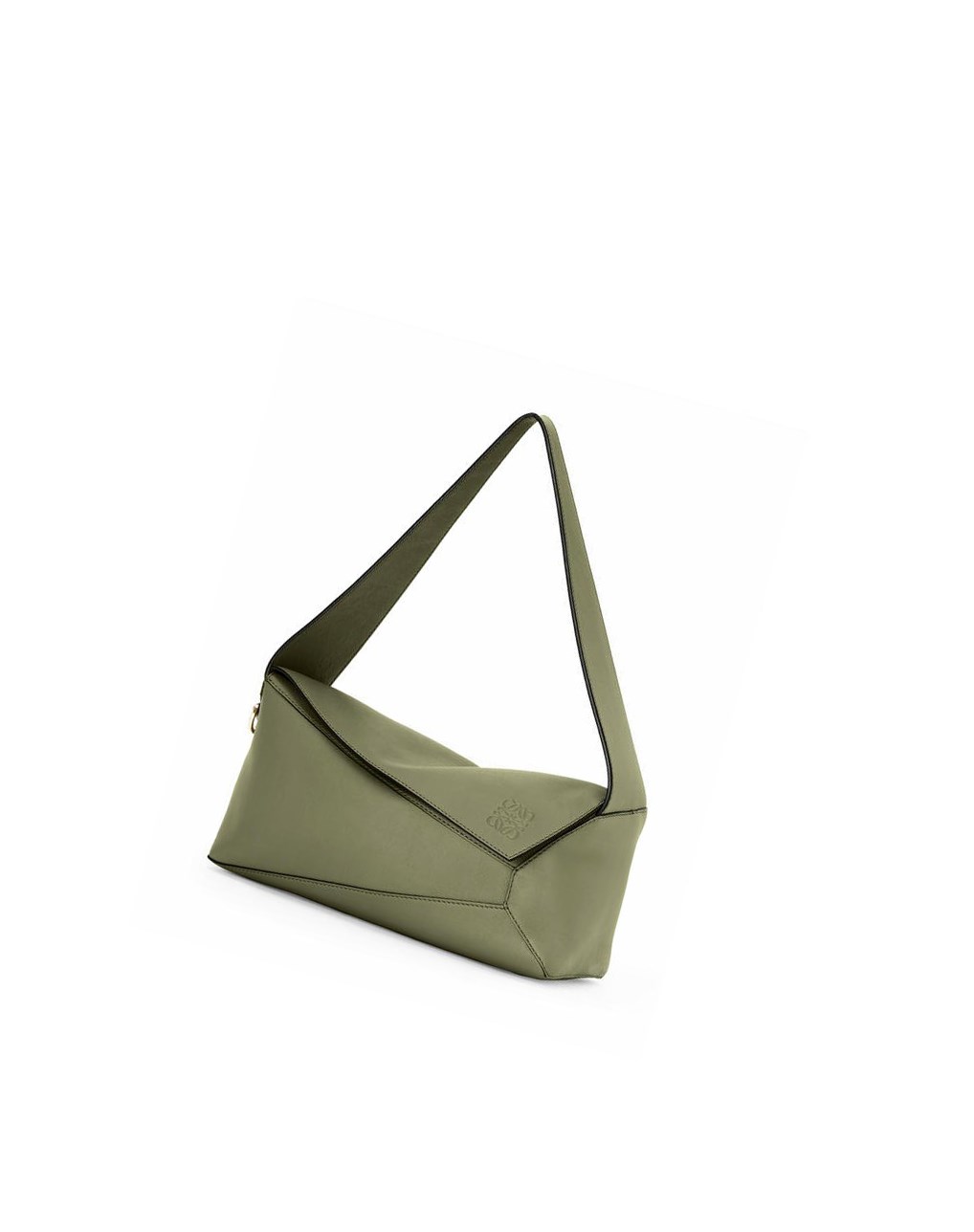 Loewe Puzzle Hobo bag in nappa calfskin Verdes | SHJKY-7634