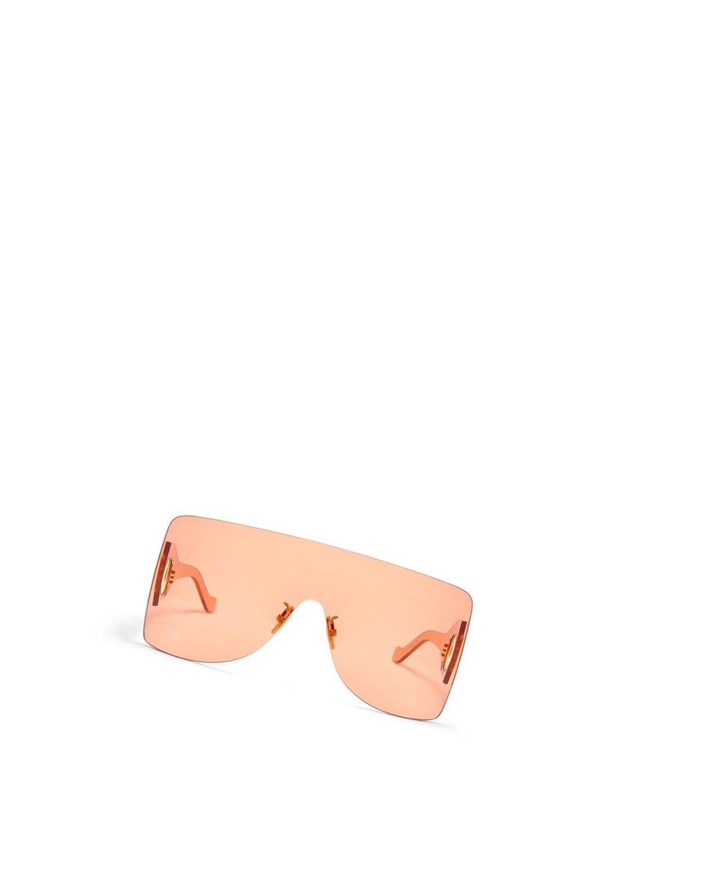 Loewe Rectangular mask sunglasses in nylon Naranjas | AZYWS-0746