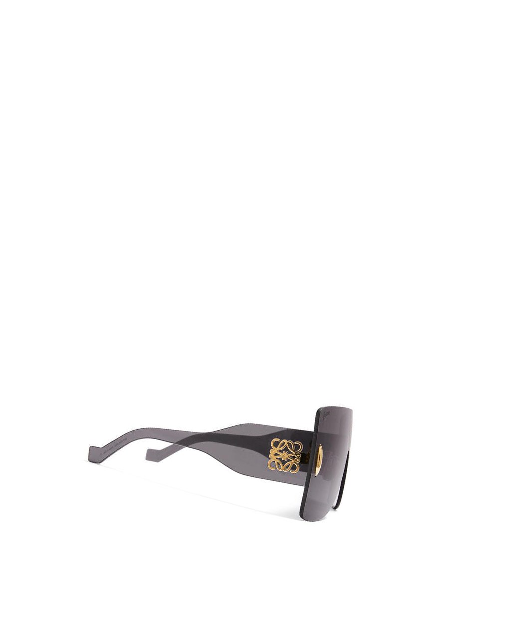 Loewe Rectangular mask sunglasses in nylon Negros | GXHUV-7540