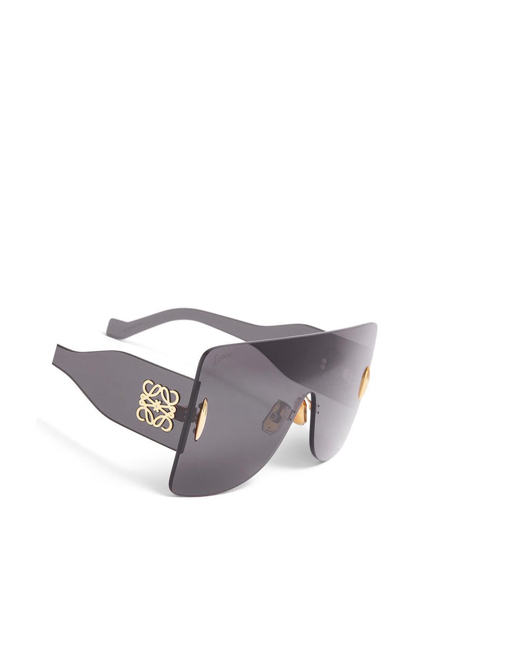 Loewe Rectangular mask sunglasses in nylon Negros | GXHUV-7540