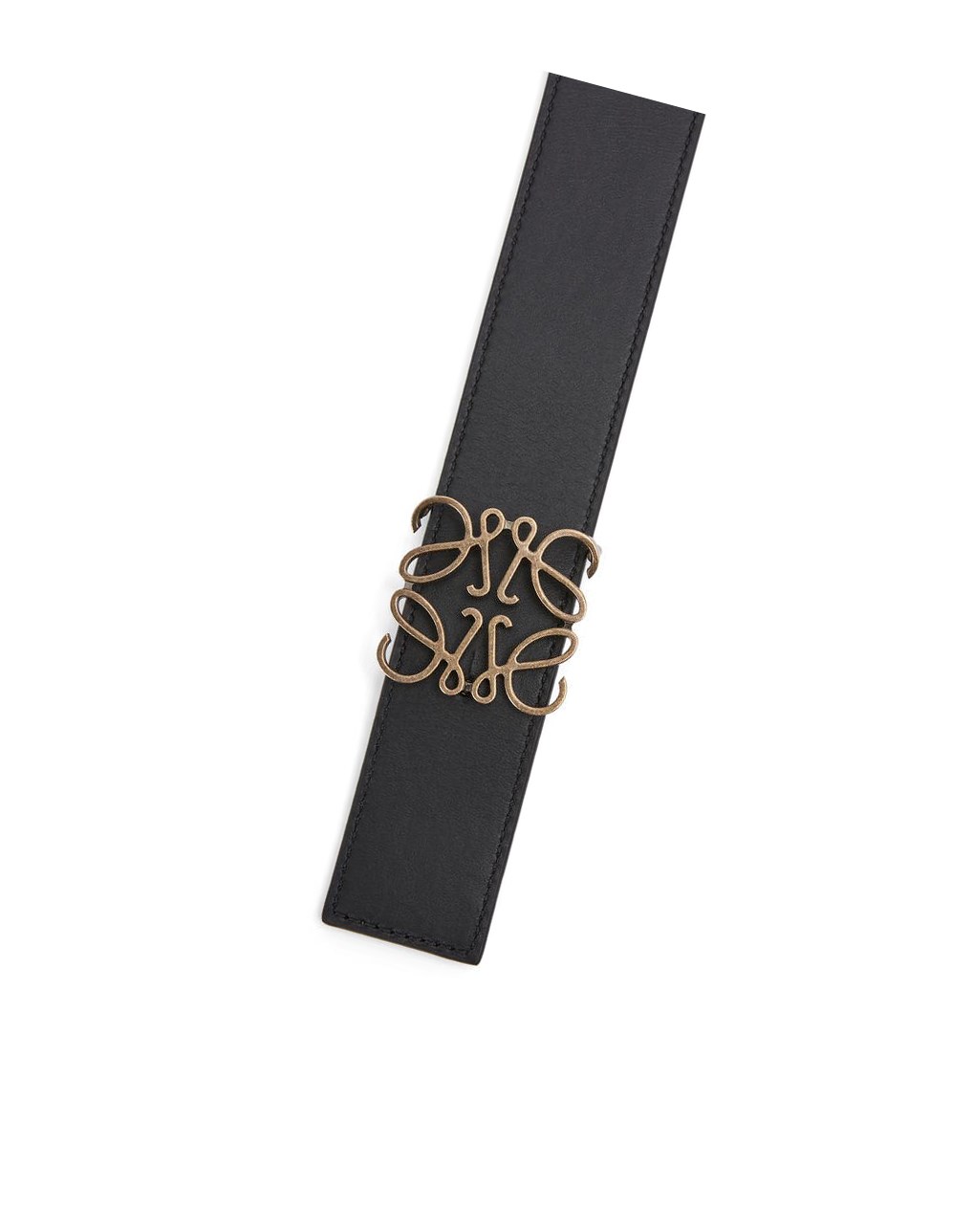Loewe Reversible Anagram belt in smooth calfskin Azules Negros Kaki Verdes | ANBWU-6531