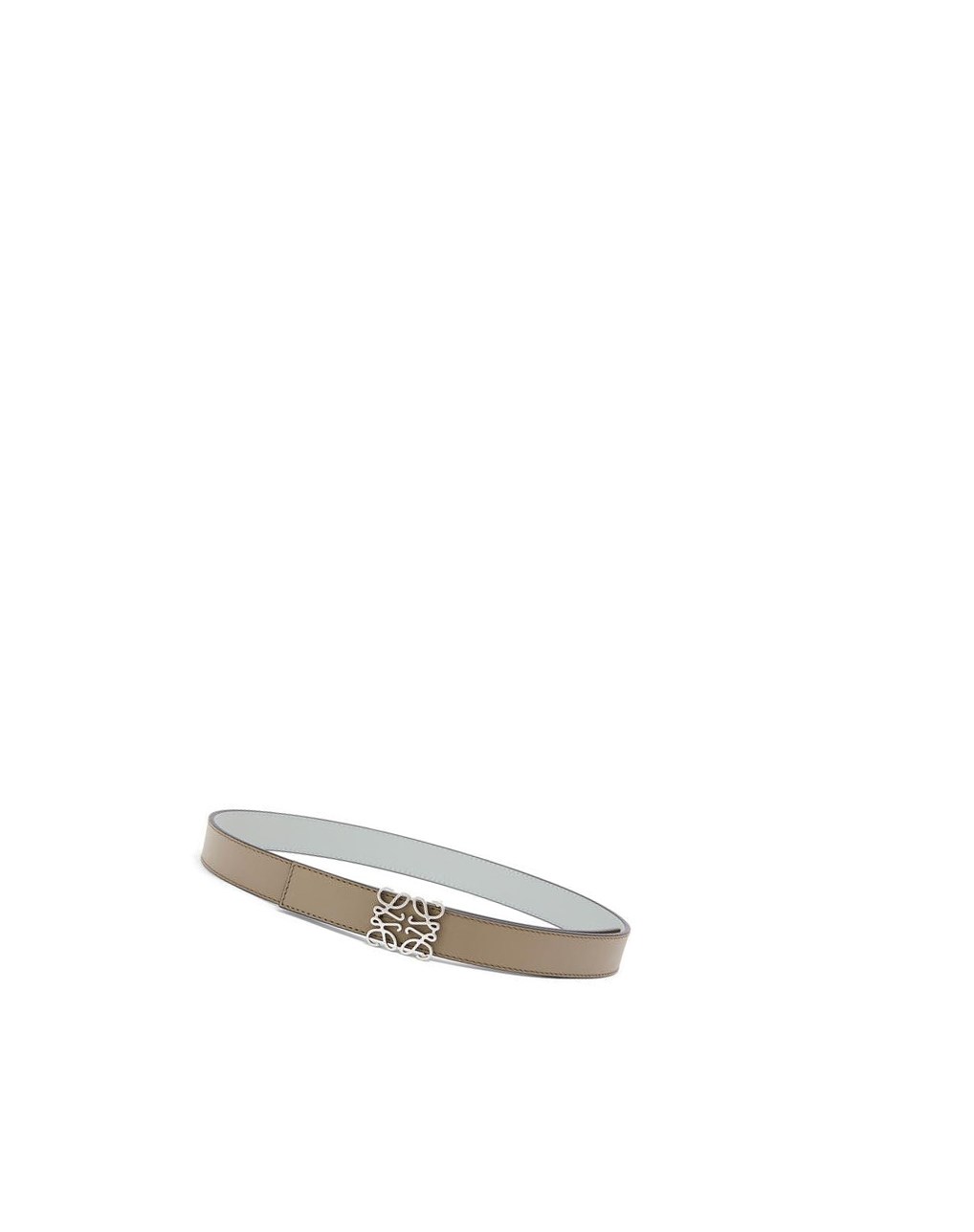 Loewe Reversible Anagram belt in smooth calfskin Verdes Grises | CFJUM-2731