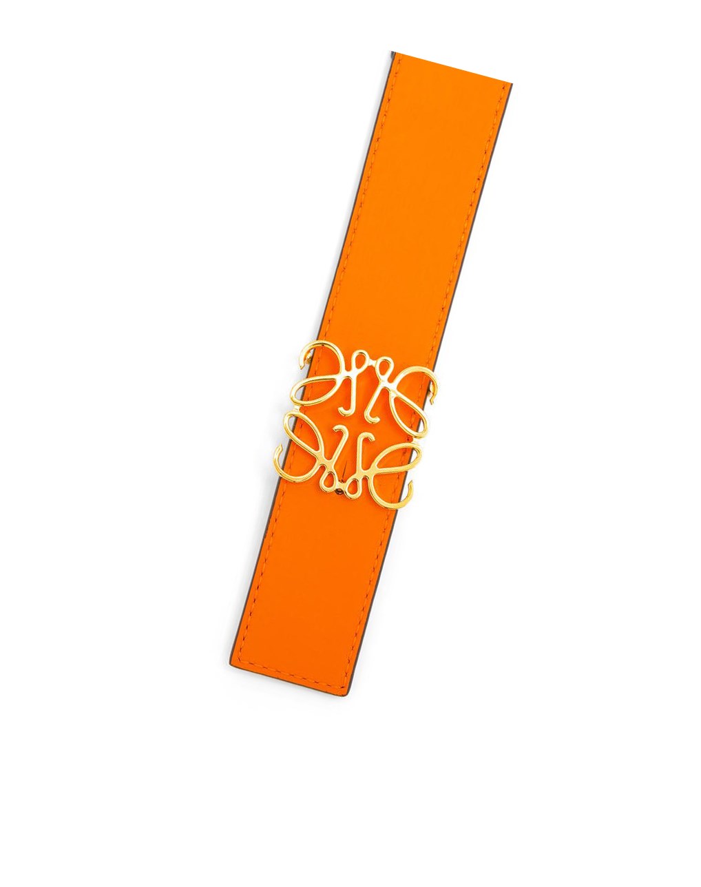 Loewe Reversible Anagram belt in smooth calfskin Naranjas Dorados | DALMU-7893