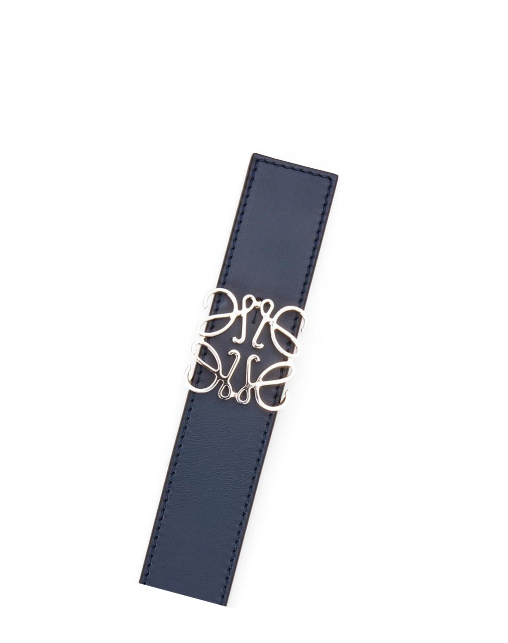 Loewe Reversible Anagram belt in smooth calfskin Negros | HXDES-2743