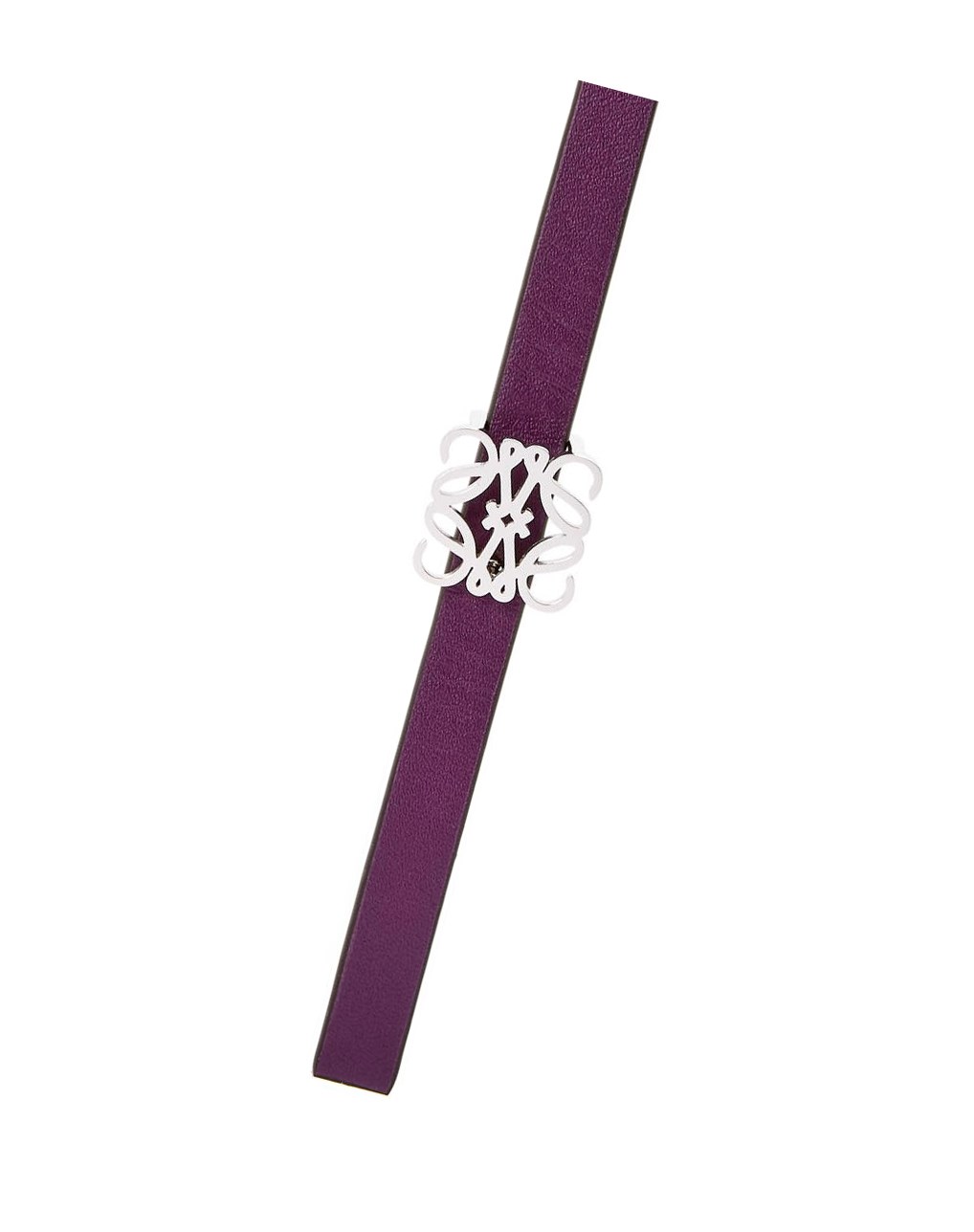 Loewe Reversible Anagram belt in smooth calfskin Morados Oscuro | OCZAJ-4589