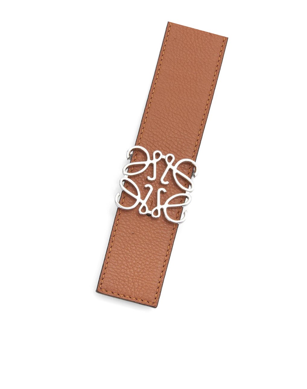 Loewe Reversible Anagram belt in soft grained calfskin Negros | DQUPG-7409