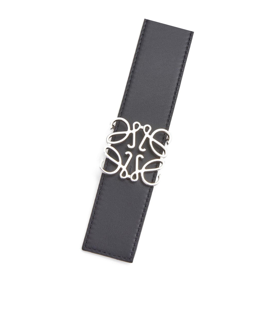 Loewe Reversible Anagram belt in soft grained calfskin Negros | DQUPG-7409