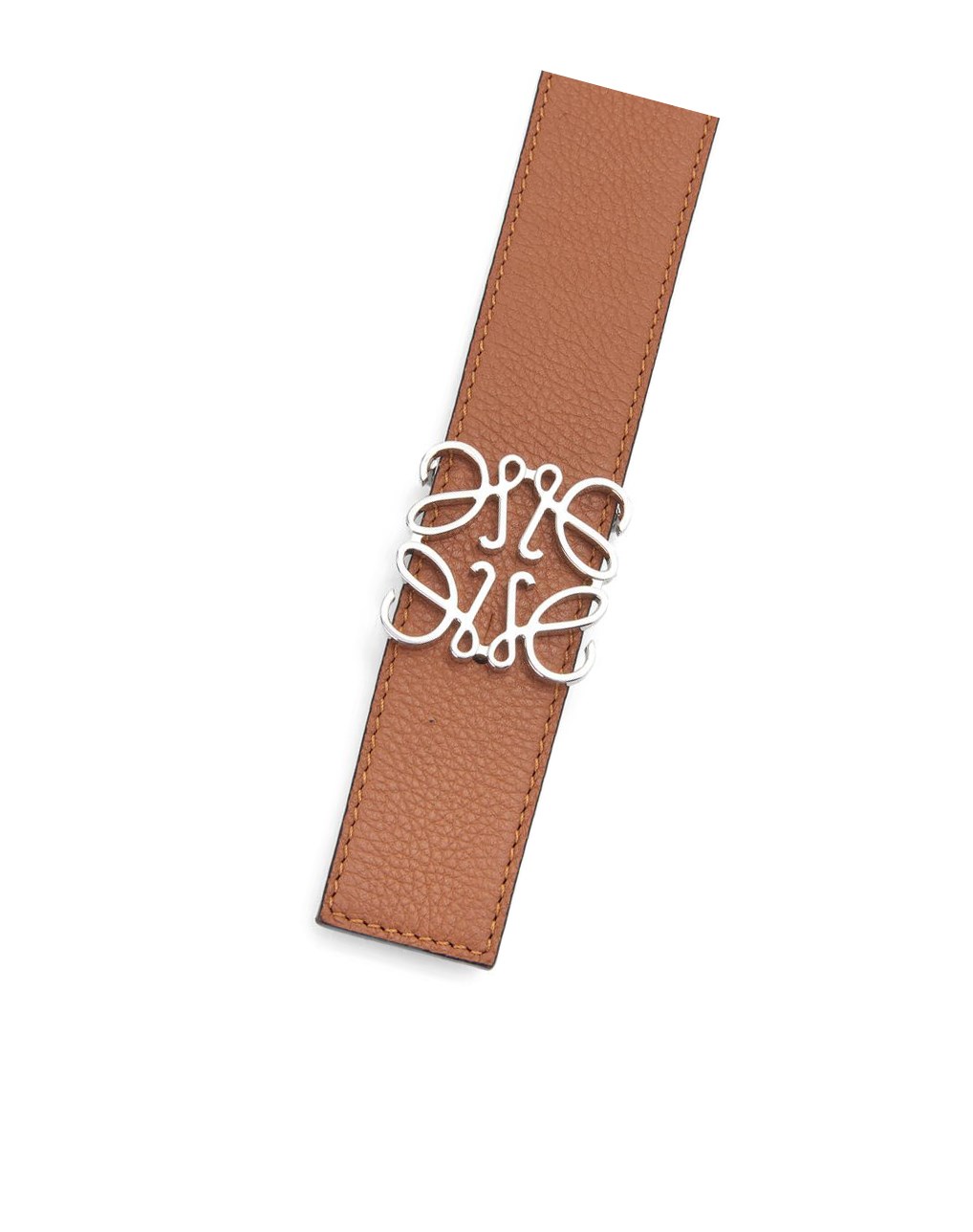 Loewe Reversible Anagram belt in soft grained calfskin Negros | ESIMU-0895