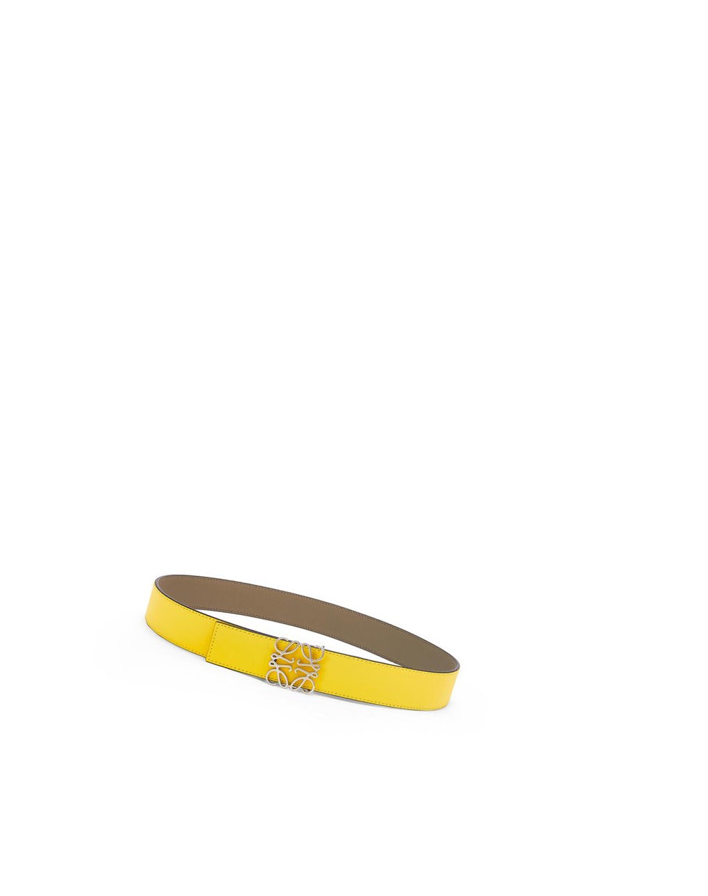 Loewe Reversible Anagram belt in soft grained calfskin Verdes Azules | XDJGZ-2087