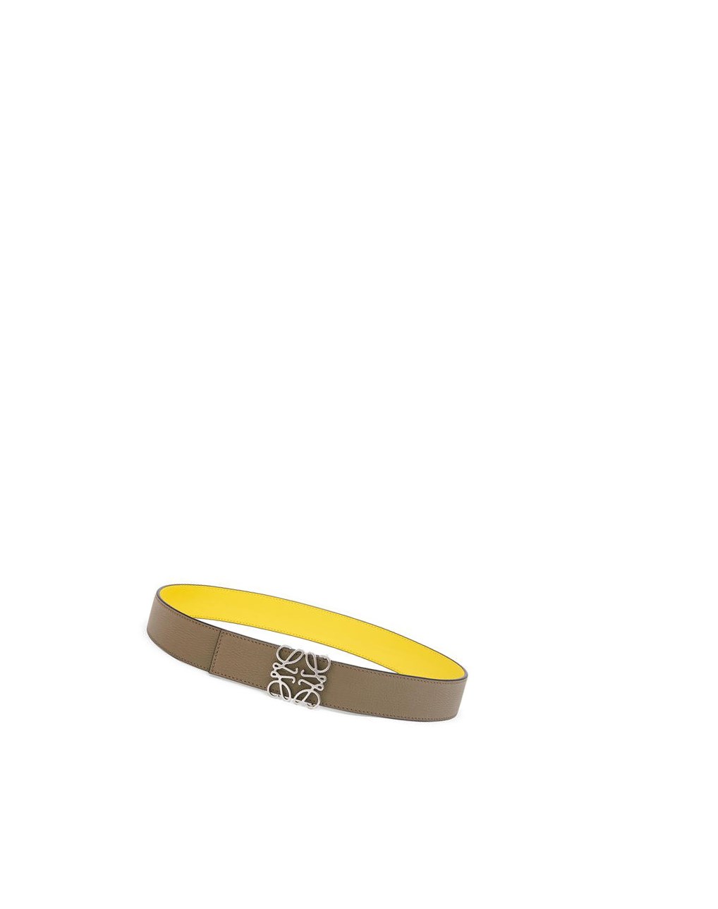 Loewe Reversible Anagram belt in soft grained calfskin Verdes Azules | XDJGZ-2087