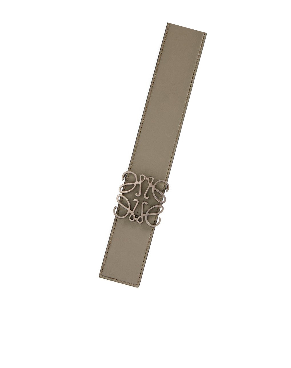Loewe Reversible Anagram belt in soft grained calfskin Negros Kaki Verdes Negros | YQEOF-2081
