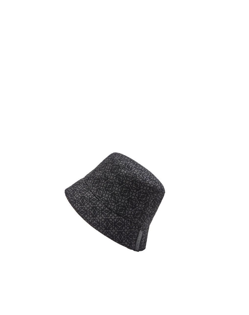 Loewe Reversible Anagram bucket hat in jacquard and nylon Negros | TOQZW-6013