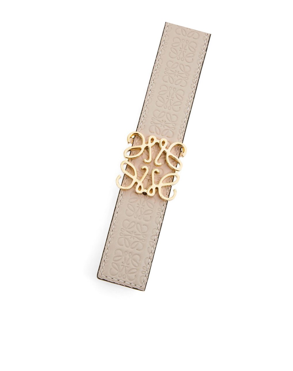 Loewe Reversible Repeat belt in silk calfskin Azules Dorados | AKCYW-3521