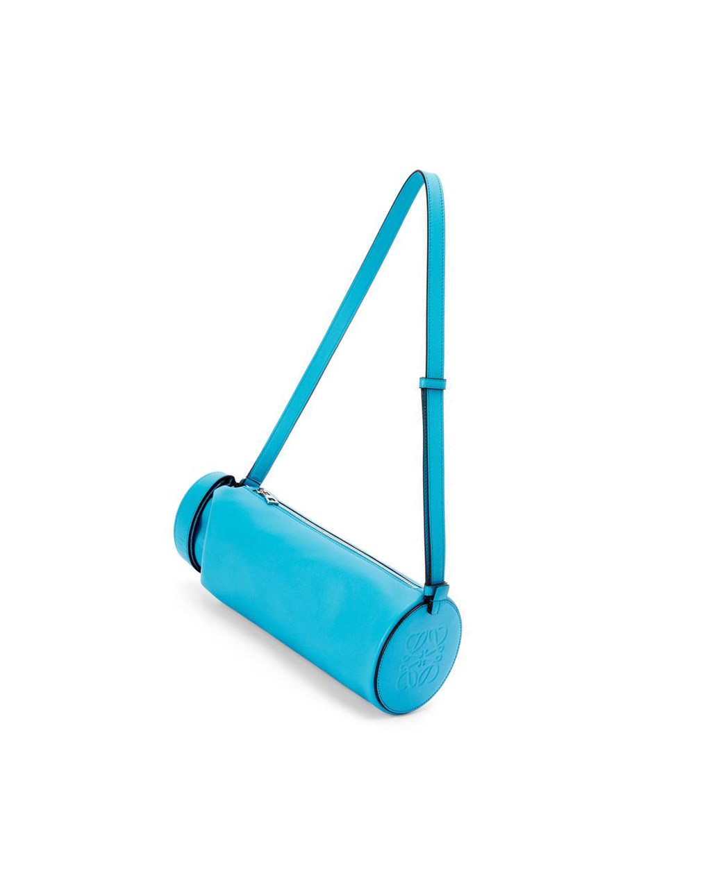 Loewe Roll Top Sling in supple smooth calfskin Cyan | CHTBF-2365
