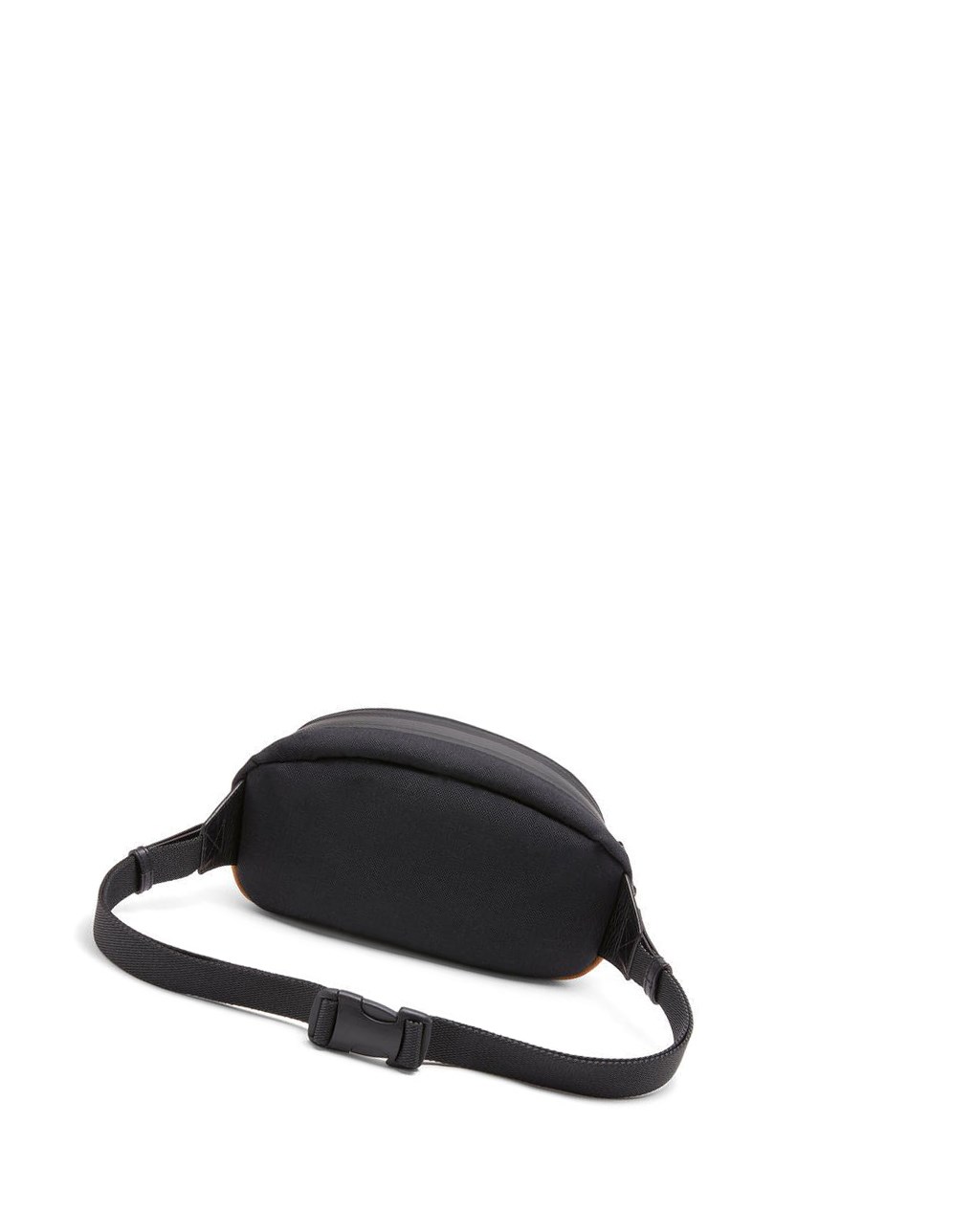 Loewe Round bumbag in recycled canvas and suede Negros Dorados Oscuro | LFMKS-6243