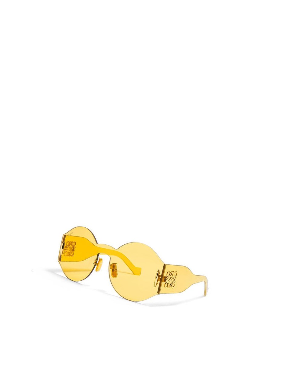 Loewe Round mask sunglasses in nylon Amarillos | ARGDK-9684