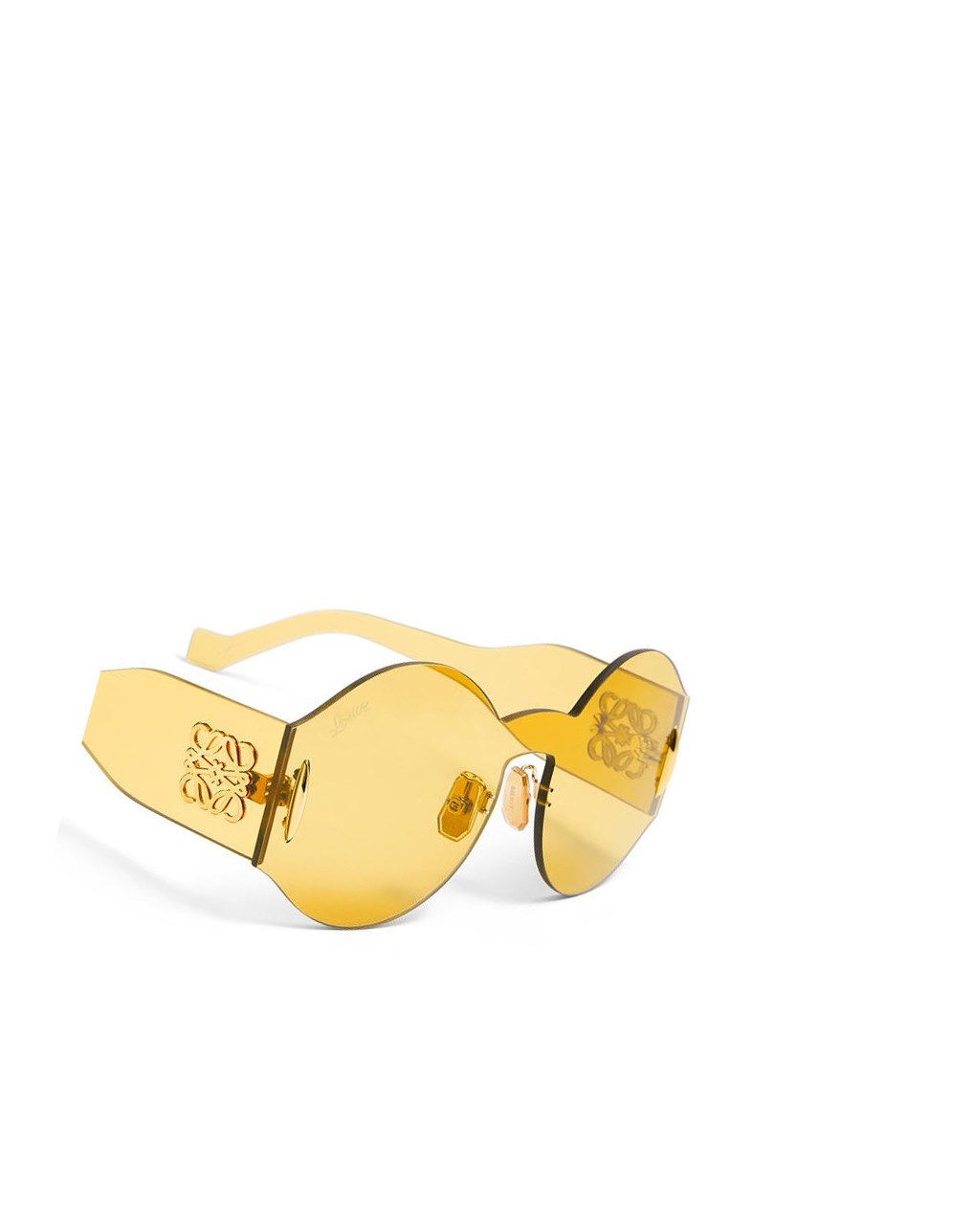 Loewe Round mask sunglasses in nylon Amarillos | ARGDK-9684