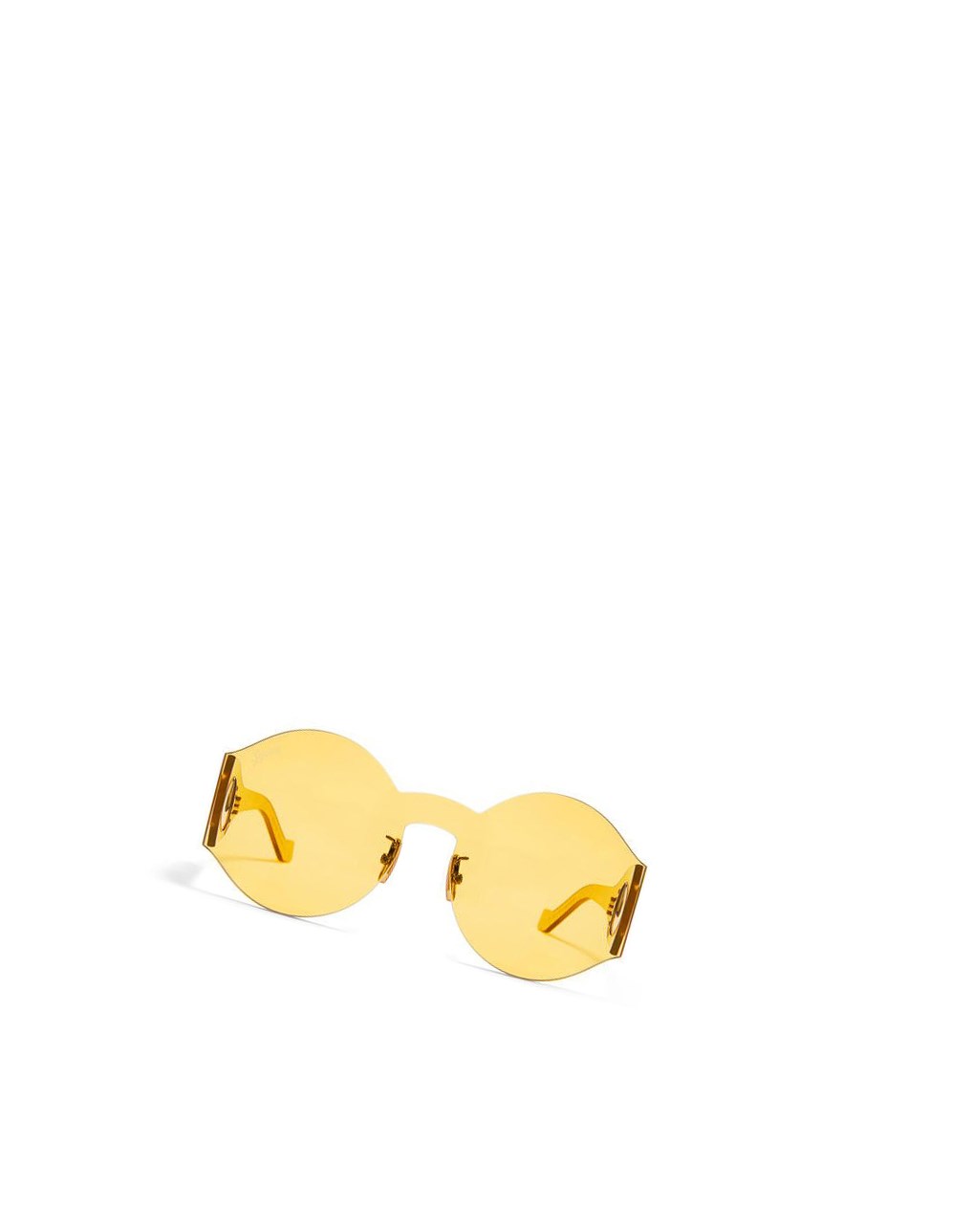 Loewe Round mask sunglasses in nylon Amarillos | ARGDK-9684