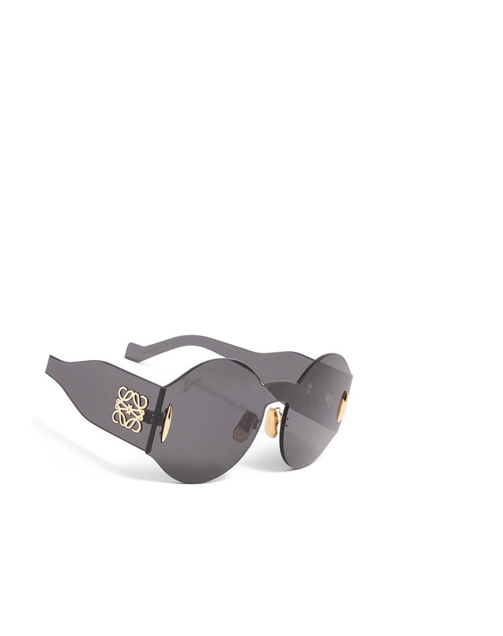 Loewe Round mask sunglasses in nylon Smoke | MINUQ-1657