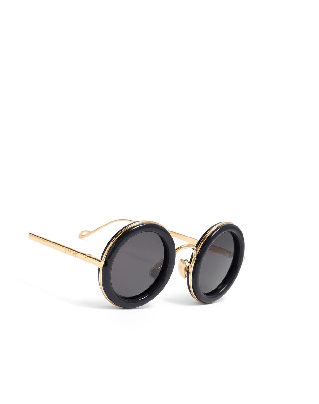 Loewe Round sunglasses in acetate Negros Dorados | CSXIK-3209