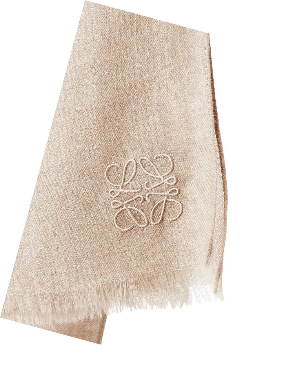 Loewe Scarf in cashmere Beige | UMTYB-4126