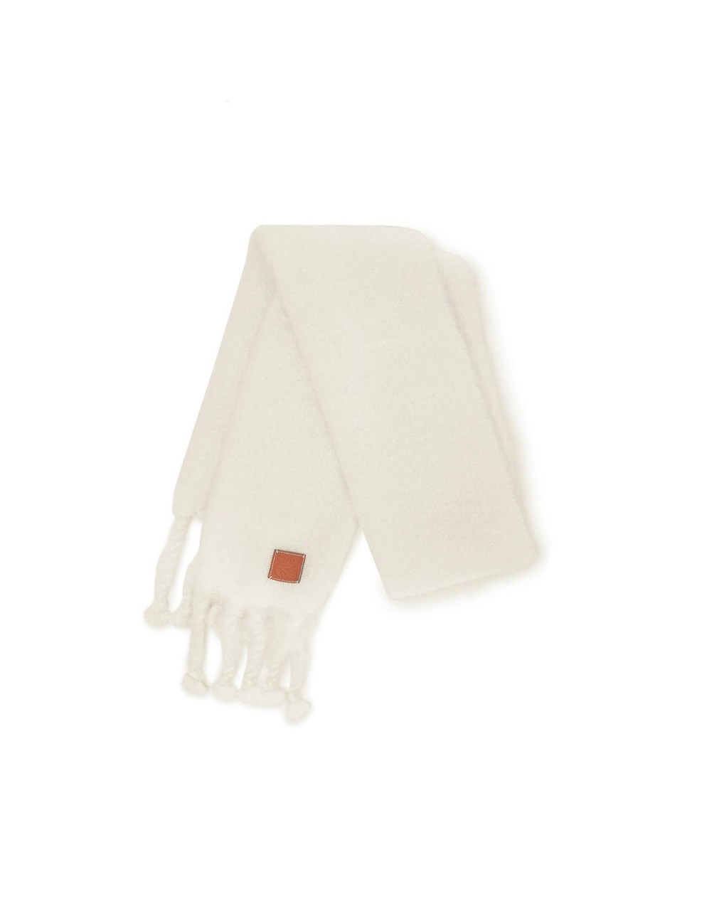 Loewe Scarf in mohair and wool Blancos | QFBJG-8267