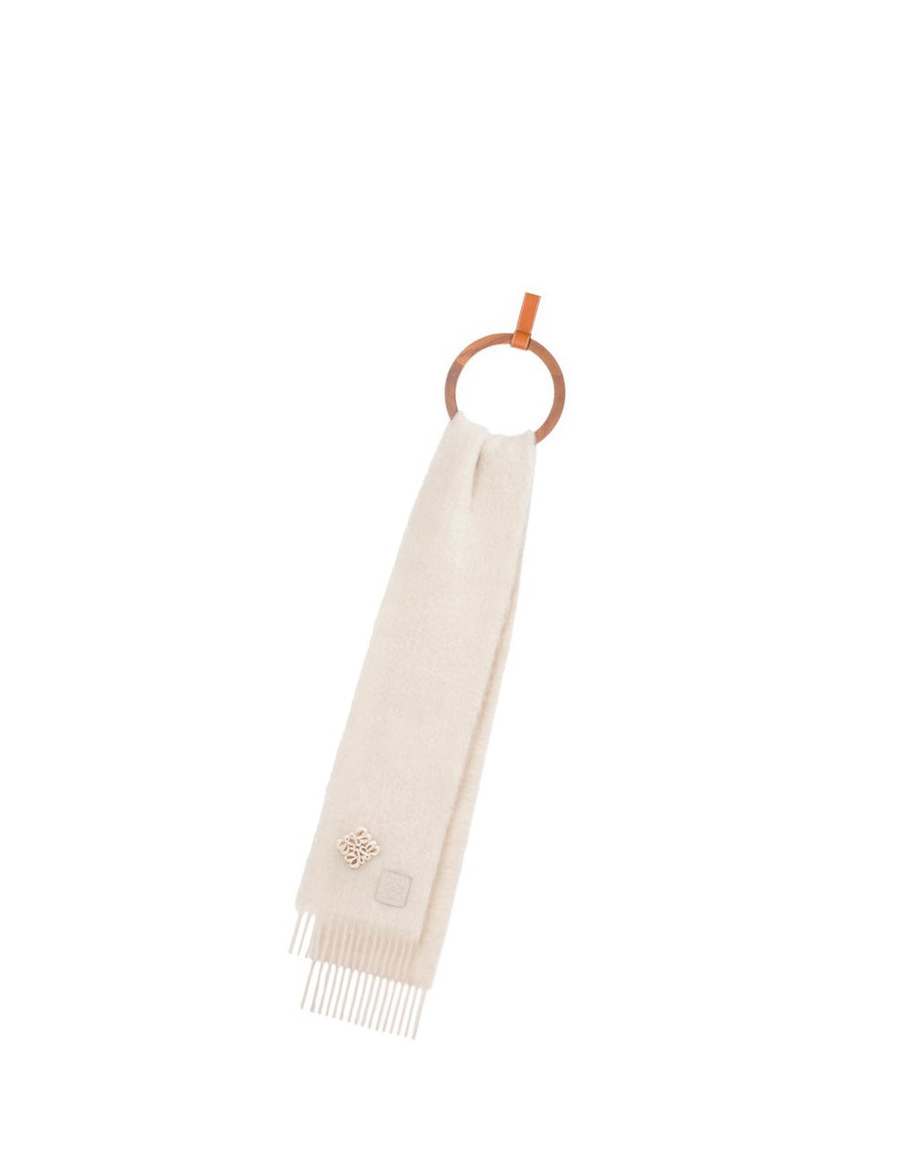 Loewe Scarf in mohair and wool Blancos | TDCHA-3275