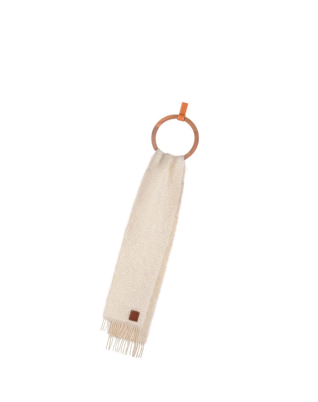 Loewe Scarf in wool and mohair Blancos | CTLMQ-8132