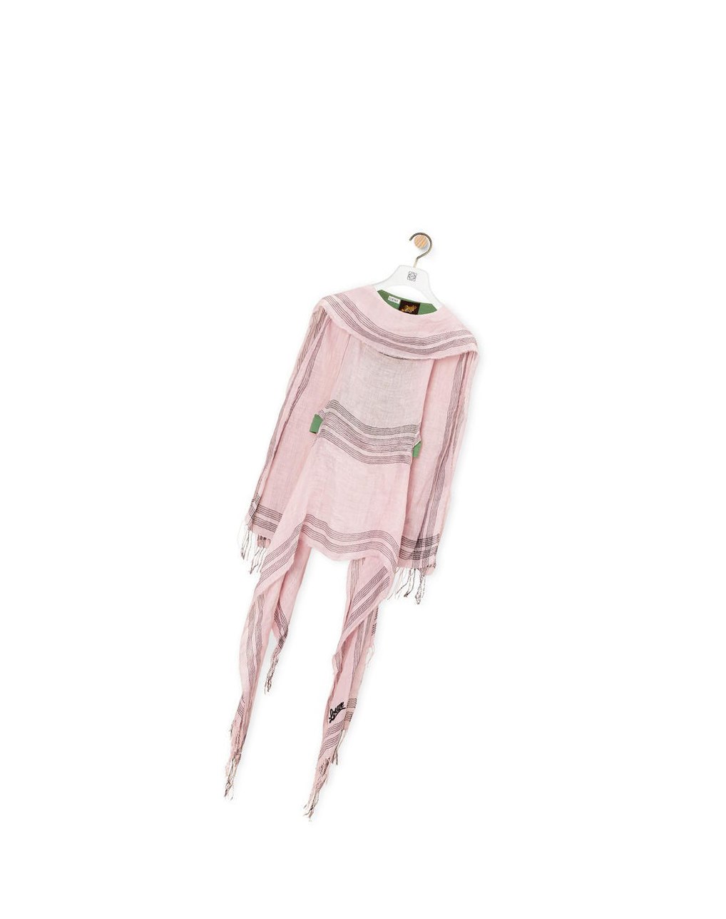 Loewe Scarf top in linen and cotton Dahlia | EBUMQ-9065