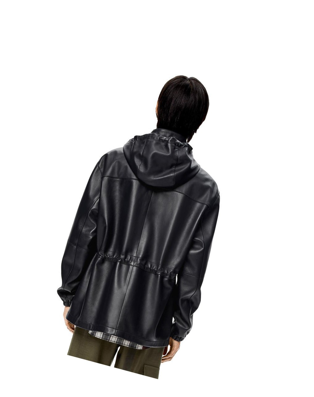 Loewe Senderismo jacket in nappa Azul Marino Negros | BHQRA-5012