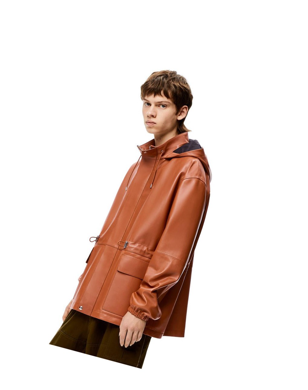 Loewe Senderismo jacket in nappa Tan | ELZKG-5927