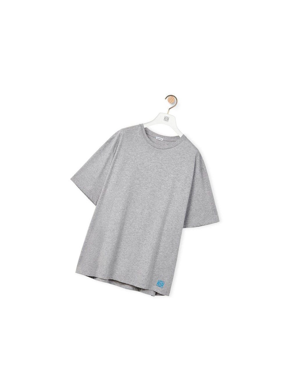 Loewe Shaving print T-shirt in cotton Grises | LUYWI-1376