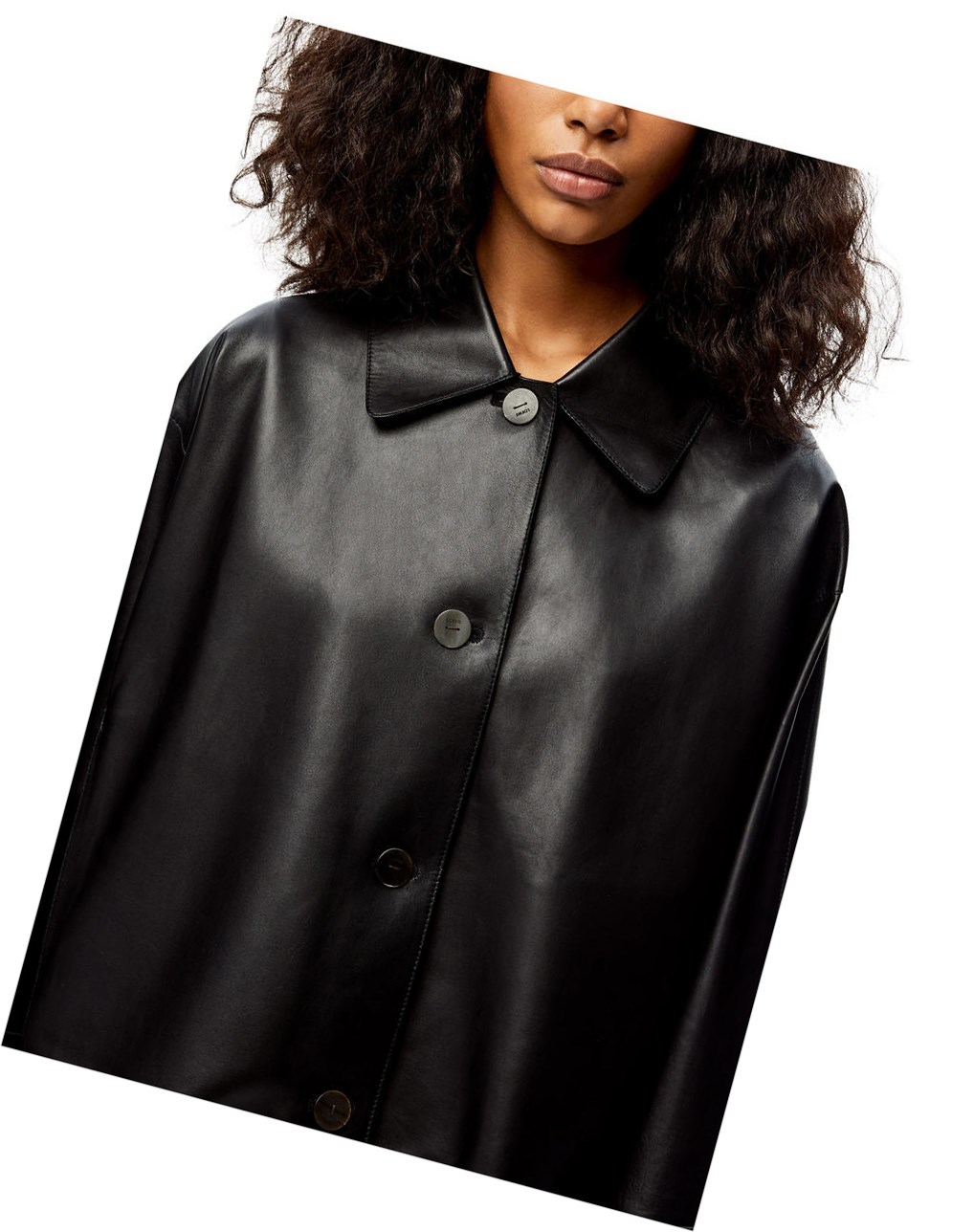 Loewe Shearling collar jacket in nappa and shearling Negros | BQOUW-5103