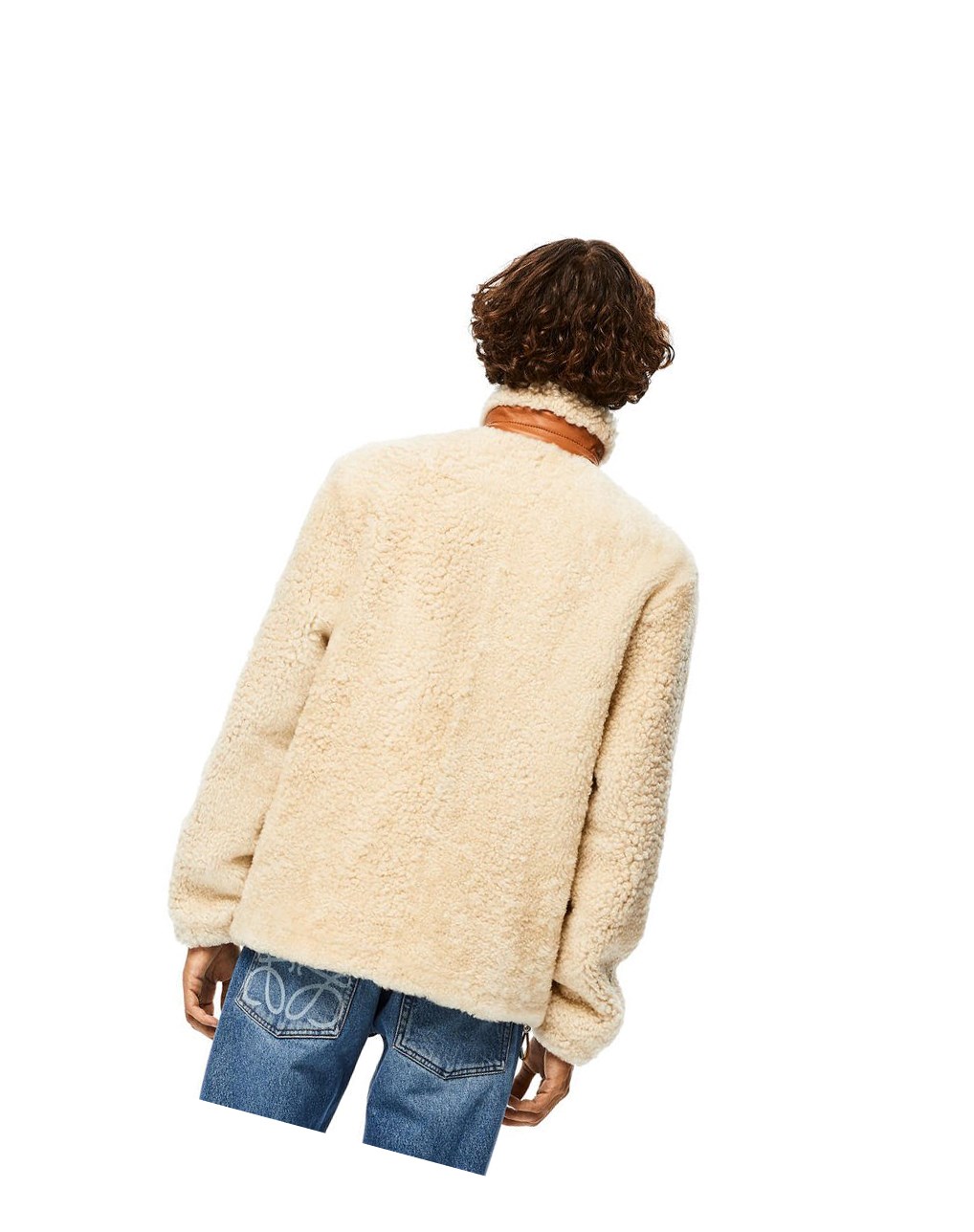 Loewe Shearling jacket Blancos | GVIUX-7061