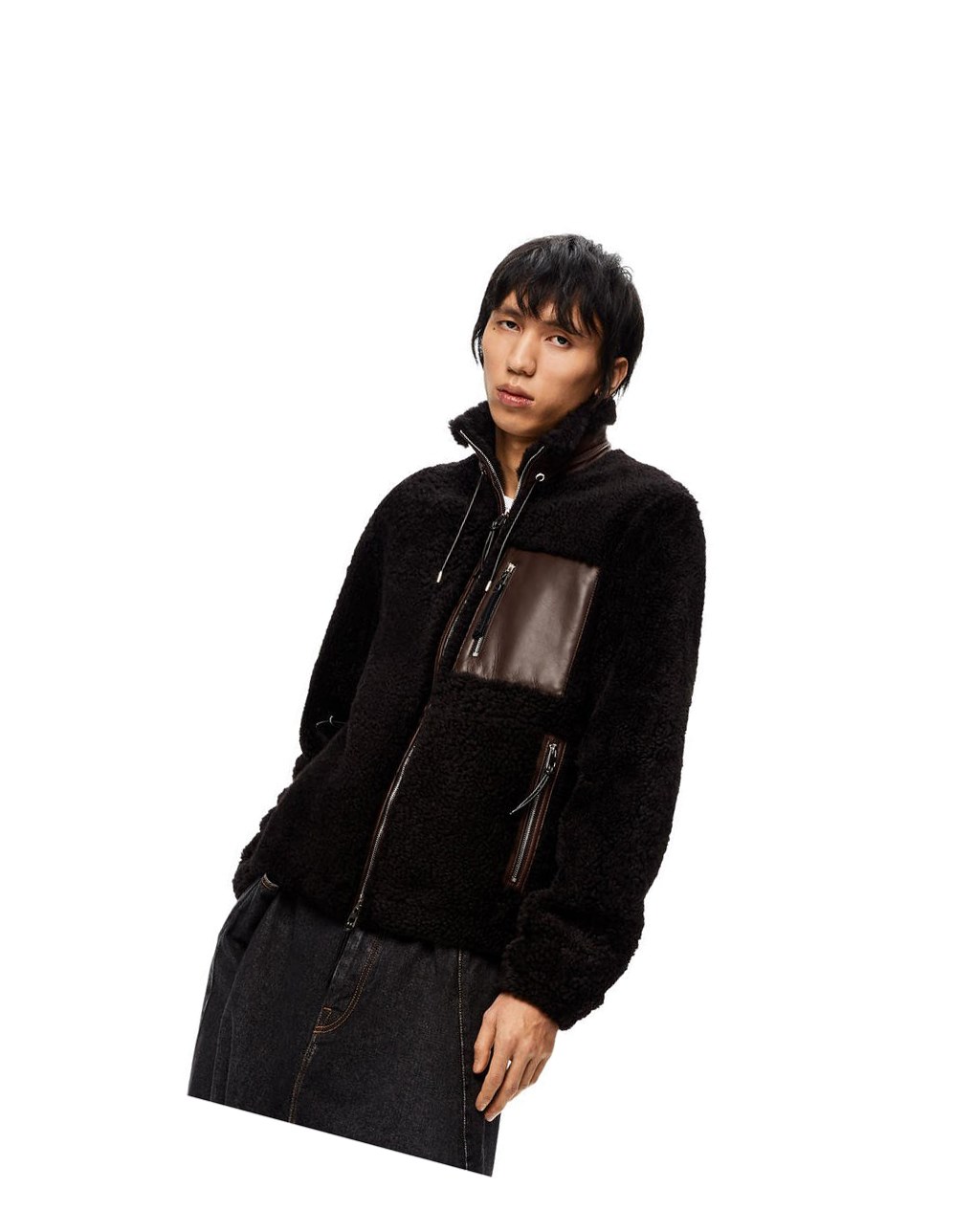 Loewe Shearling jacket Negros Marrom | GLEZK-6701
