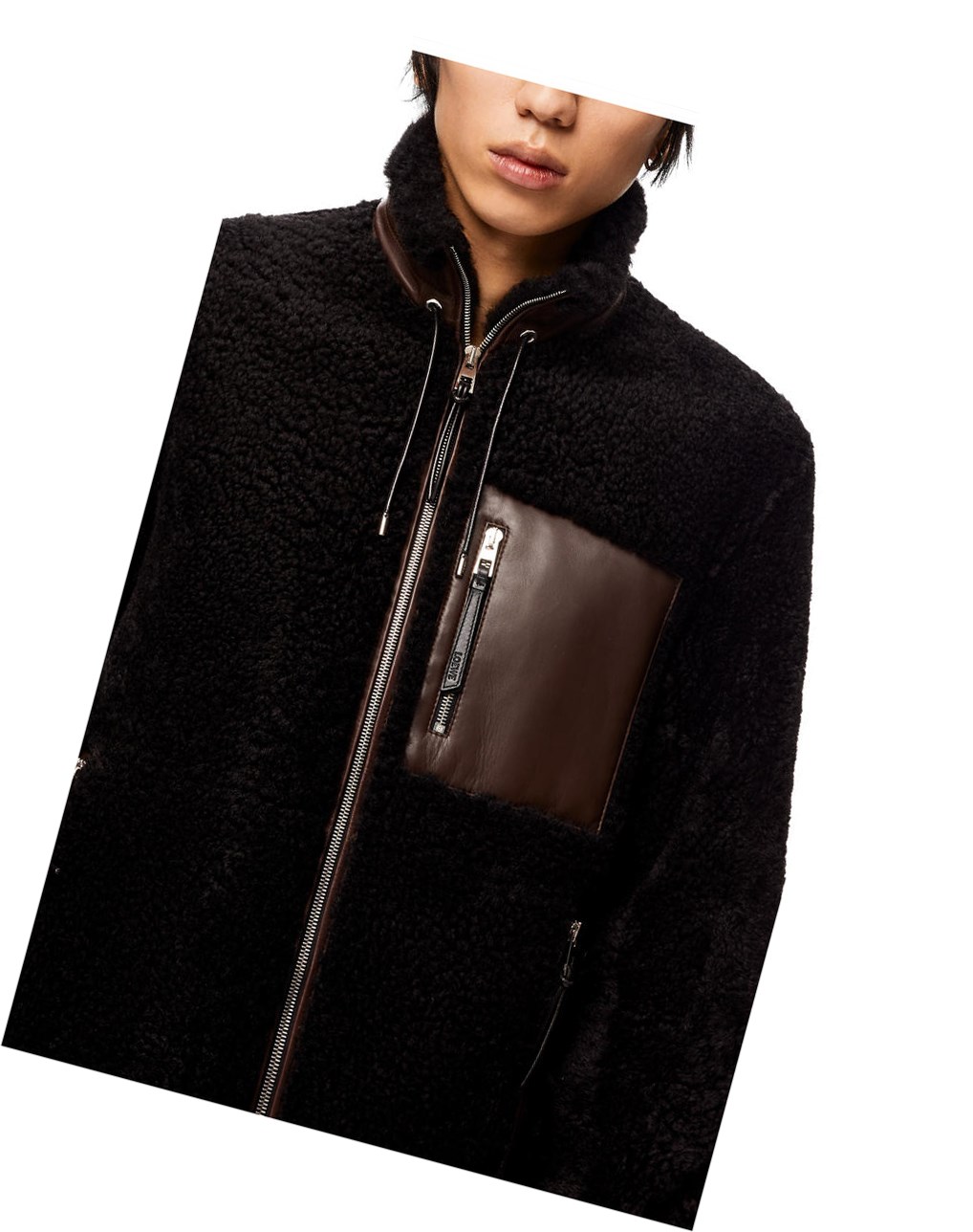 Loewe Shearling jacket Negros Marrom | GLEZK-6701