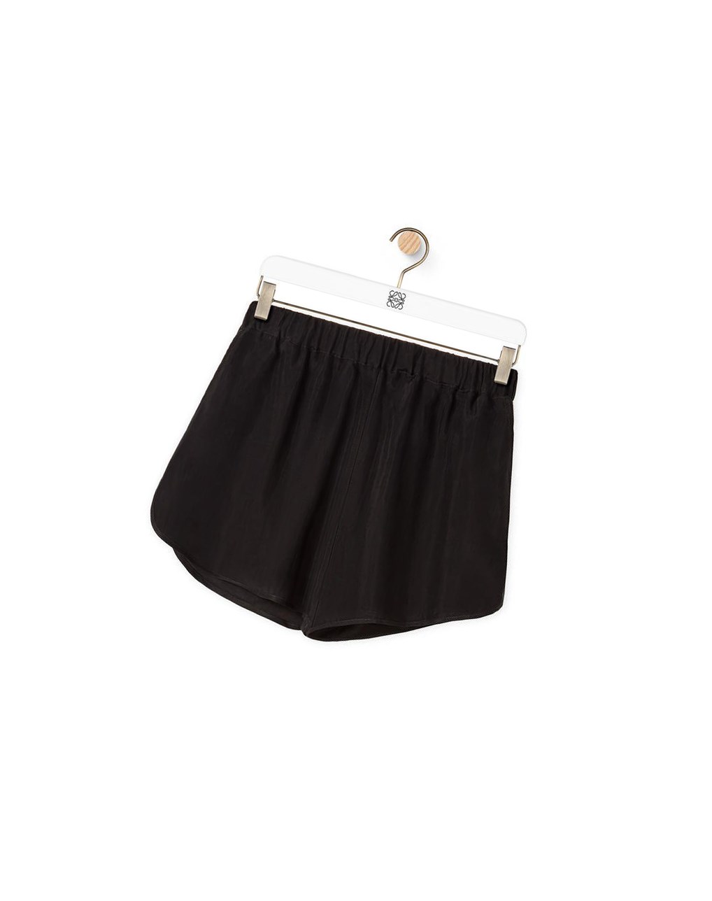 Loewe Shorts in cotton and cupro Negros | MKIOV-0879