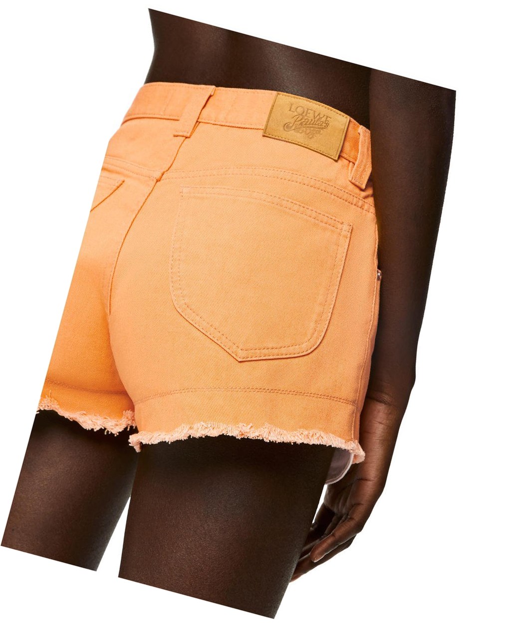 Loewe Shorts in denim Mandarin | DOSJF-2104